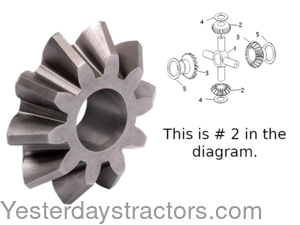 Massey Ferguson 50D Differential Pinion Gear 2746322M1