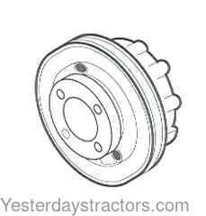 Oliver 1265 Crankshaft Pulley 30-3014193