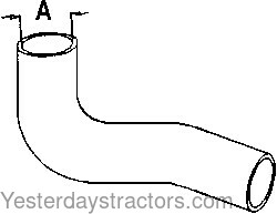 Oliver White 2 105 Radiator Hose 303144380