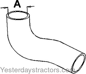 Oliver White 2 105 Radiator Hose 303145808