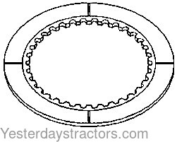 Oliver White 2 155 Transmission Plate 303309487
