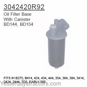 Farmall TD5 Oil Filter Base 3042420R92