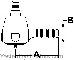 Farmall 374 Drag Link End 3045309R91