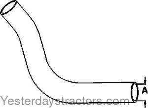 Ford 901 Air Cleaner Hose 311112