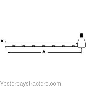Farmall 484 Tie Rod End 3129378R1