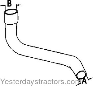 Oliver White 2 65 Radiator Hose 330033898