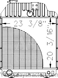 Massey Ferguson 3070 Radiator 3382795M93