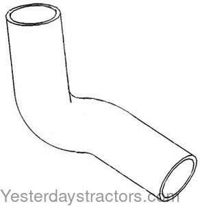 Massey Ferguson 383 Radiator Hose Upper 3596204M1