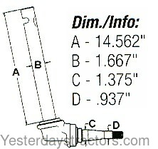 360420R91 Spindle-RH 360420R91