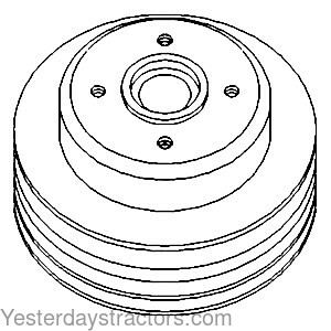 Massey Ferguson 3065 Water Pump Pulley 3637328M1