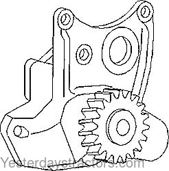 Massey Ferguson 50B Oil Pump 3638631M91