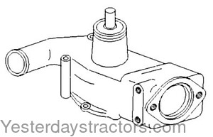 Massey Ferguson 1130 Water Pump 3641870M91