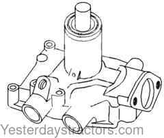 Massey Ferguson 1080 Water Pump 3641887M91