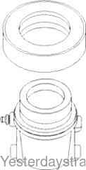 Farmall C Clutch Release Sleeve and Bearing 364790R91