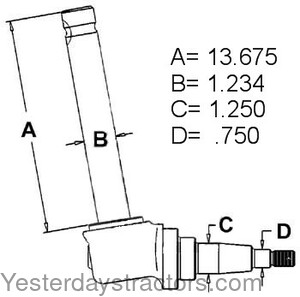 370536R91 Spindle 370536R91