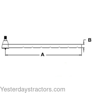Farmall 200 Tie Rod 371021R11