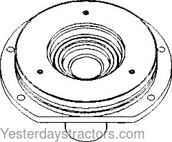 Farmall 1206 PTO Drive Shaft Bearing Cage 384079R2