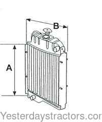 Farmall 2856 Radiator 386860R91