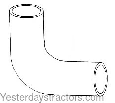 Farmall 444 Radiator Hose Upper 388464R1