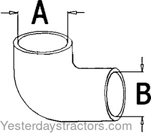 Oliver 160 Radiator Hose 3920762