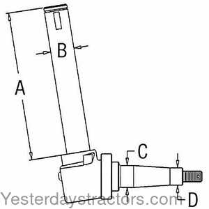 Allis Chalmers 190 Spindle - Left Hand and Right Hand 400094