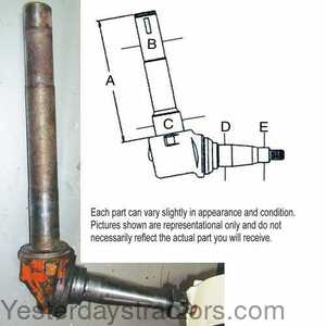 400622 Spindle - Left Hand 400622