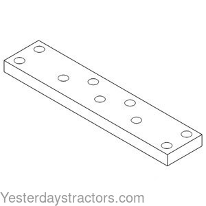 Farmall 1206 Drawbar Support Plate 400714R1