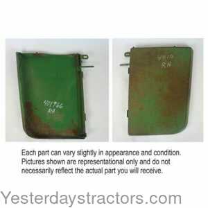 John Deere 4020 Front Side Panel - Right Hand 401966