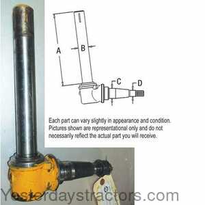 John Deere 1641 Spindle - Left Hand and Right Hand 402212