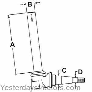 John Deere 1850 Spindle - Right Hand and Left Hand 402216