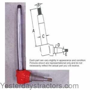 Case 200 Spindle 404346