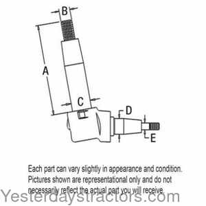 Case 570 Spindle - Right Hand and Left Hand 404349