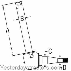 Massey Ferguson 230 Spindle 404996