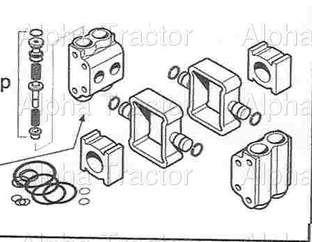 Massey Ferguson 175 Lift Pump Overhaul Kit S.40844