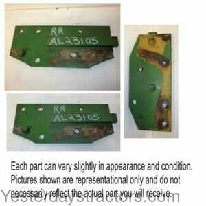 John Deere 1120 Sway Bar Support Plate - Right Hand 411975