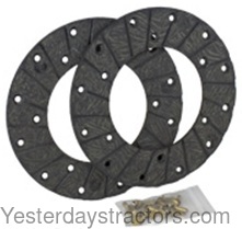Case D Disc Brake Linings with Rivets 4299AA