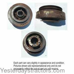 John Deere 4055 Crankshaft Dampener with Pulley 498049