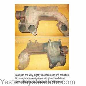 John Deere 4640 Exhaust Manifold - Front 498617