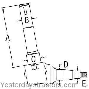 Allis Chalmers 7030 Spindle 499302