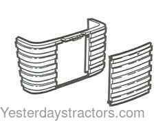 Massey Ferguson 165 Grill Assembly 506319M93