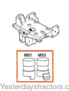 Massey Ferguson 285 Front Axle Support 512046M94