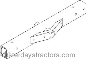 Massey Ferguson 3165 Front Axle Assembly with Pivot Bushing 512982M92