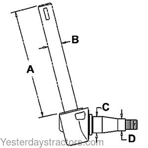 519390M91 Spindle RH 519390M91