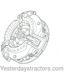 Massey Ferguson 35 Clutch Assembly 526666M91