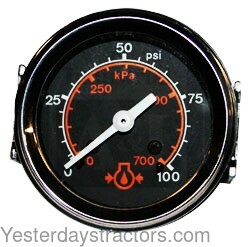 Massey Ferguson 175 Oil Pressure Gauge 528415M91