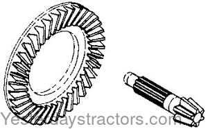 Farmall 1066 Ring and Pinion Set 528707R1