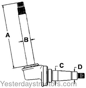 Case 544 Spindle 530338R92