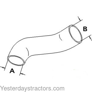 Massey Ferguson 245 Air Cleaner Hose 530781M2