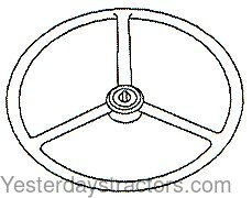 Farmall Super H Steering Wheel 60070D-OE