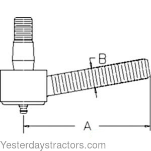 Massey Ferguson 245 Tie Rod End (LH) 674394M91